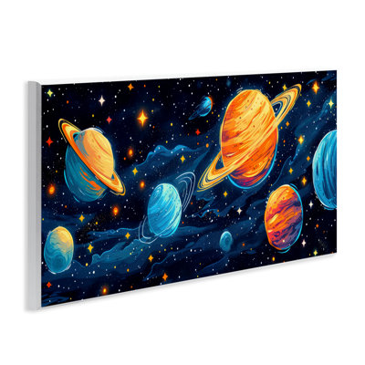 Plaque murale Starry Universe Whimsy, design par Creative Studio