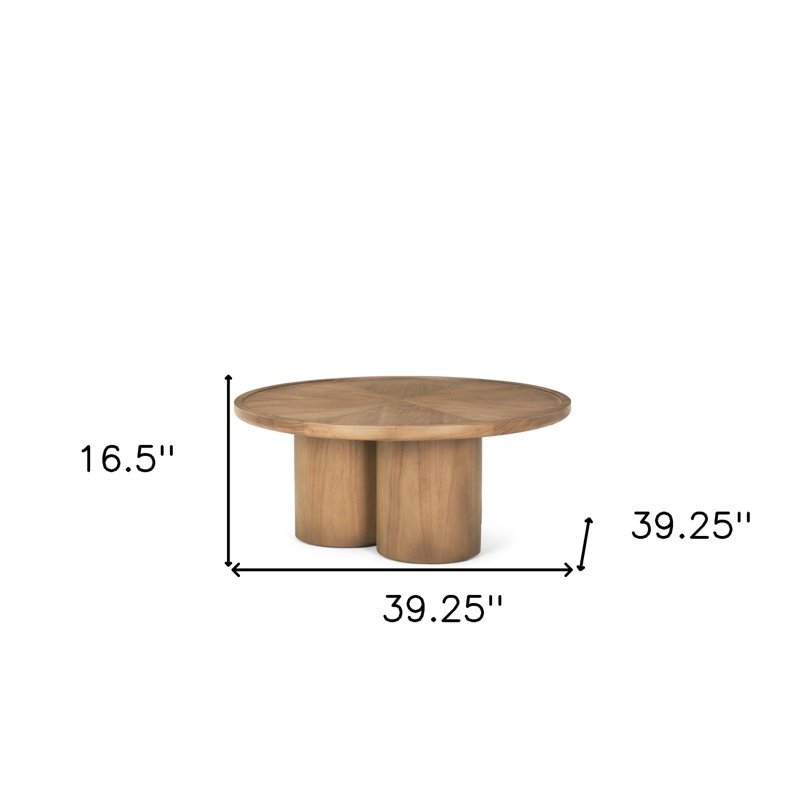 Table basse à piédestal 39 po
