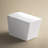 Square Built-In Tank Smart Toilet For Bath - Remote Command, Auto Flush Mechanism, Heated Seat Feature, Led Panel, User Tailored Settings, White With Fixed Bathrooms Controlled, Flush, Seat,-125665553