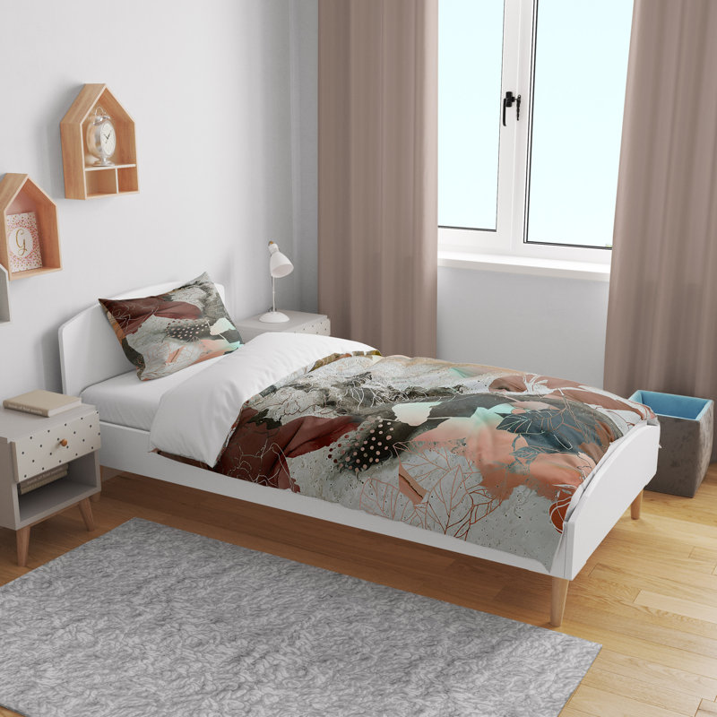 Abstract Duvet Cover, King Duvet Cover + 2 King Shams