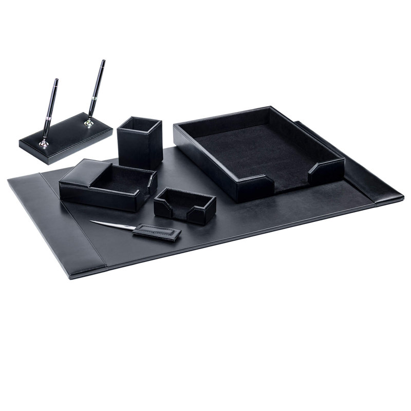 Ensemble d'organisation de bureau Cateria, Noir
