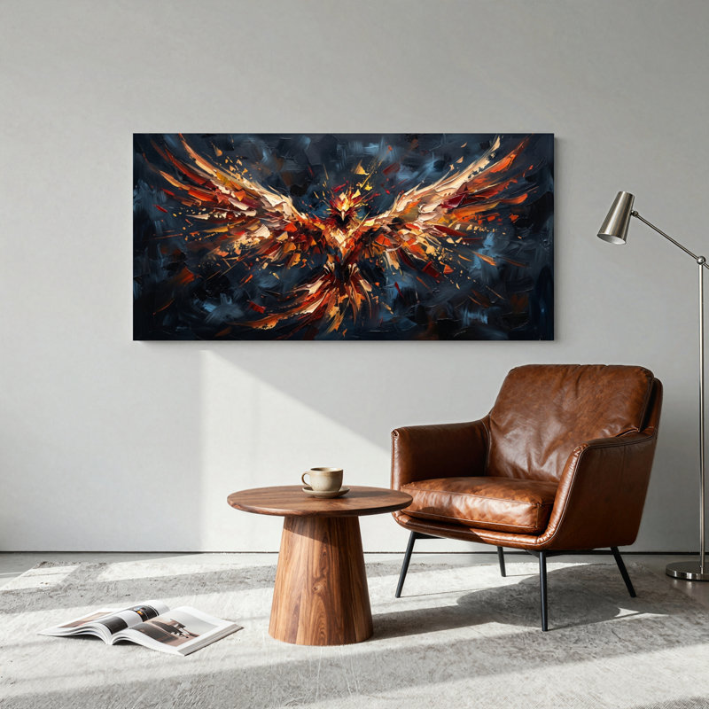 Phoenix Fire, reproduction d'art sur toile, ensemble de 1, Toile tendue, L 40 po x H 20 po