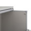 34 in. Commercial Milk Cooler for School and Cafeteria,8 Crate Capacity with Heavy Duty Casters in Stainless Steel and White (KM-MC34-HDC)