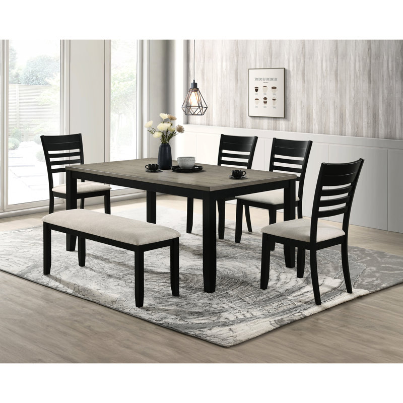 Chaises d'appoint de salle à manger 2 pièces, design contemporain, revêtement en tissu gris, dossier, bois robuste pour 2 personnes de style moderne, tissu de revêtement, pièce de construction
