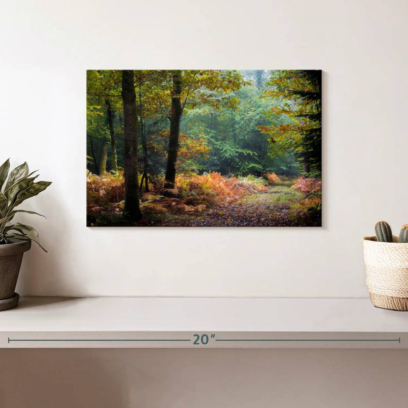 Harnek, feuilles d'automne de la forêt, H 8 po x l 12 po