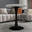 Table basse de 27,56 pouces de diamètre - 28,35 po de hauteur, table d'appoint de salon polyvalente-219447127-219447128