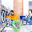Fabric Laundry Cart