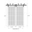 Portes coulissantes de grange coulissantes pour garde-robe | Ego 5010 | Ensemble de quincaillerie Modern Rails | Portes de garde-robe de chambre en bois massif-99700522-99700514