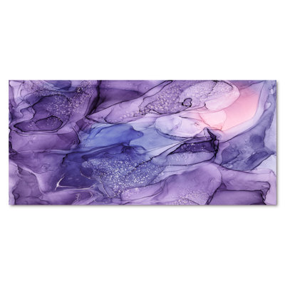 «Mauve et rose», reproduction d'art sur toile translucide