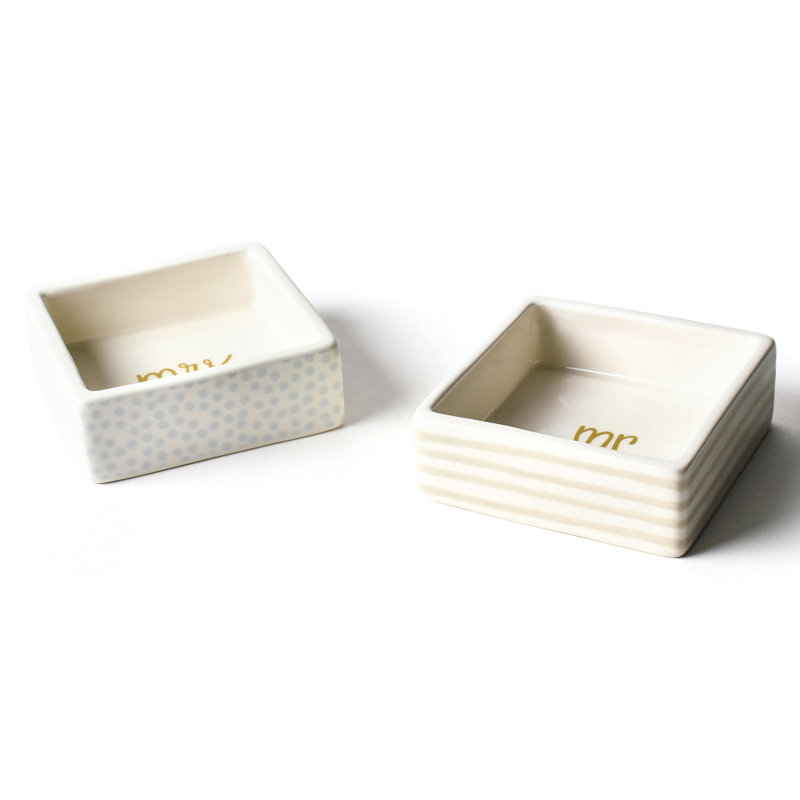 Porcelain China Trinket Dish +