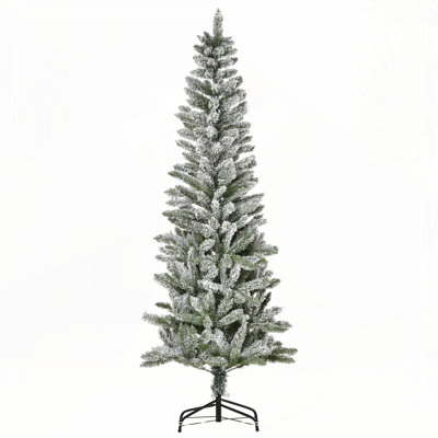 Arbre de Noël artificiel pin enneigé 9 pi