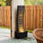 Elegant Outdoor Resin Water Fountain with LED Lights - Tall Curved Waterfall Design for Garden, Patio, Backyard - Durable Water Feature Outdoor Fountain