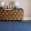 Leopardess Cobalt Blue Hand-Tufted Responsible Wool Rug-1487279686