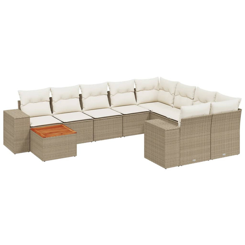 Vidaxl Garden Sofa Set Beige