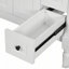 Meuble-lavabo moderne de 30 pouces avec lavabo en céramique, tiroirs, conception à fermeture en douceur et tablette réglable-88224384