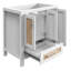 Base de meuble-lavabo 30 po sans plateau