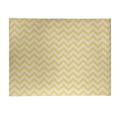Chenille Chevron Indoor Rug