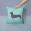 Coussin décoratif intérieur/extérieur carré teckel-11105107-11105104