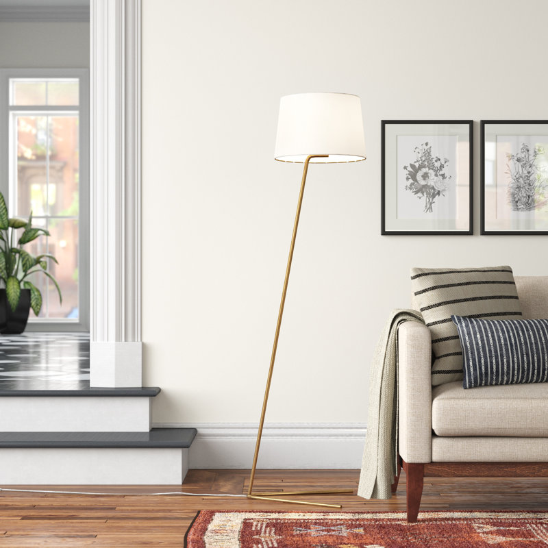 Moriarty 60.75'' Novelty Floor Lamp, Brass