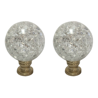 Small Ball Crystal Lamp Finial