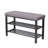 Space-saving Shoe Storage Bench Fabric Metal Modern Design For Entryway & Bedroom