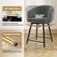 Tabouret de bar et de comptoir pivotant 26 po avec structure en métal-938769267
