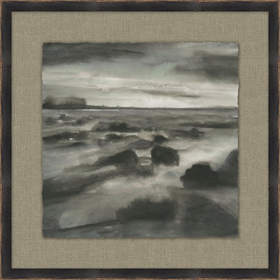 Peinture sur papier "Nightscape 3" par Thom Filicia