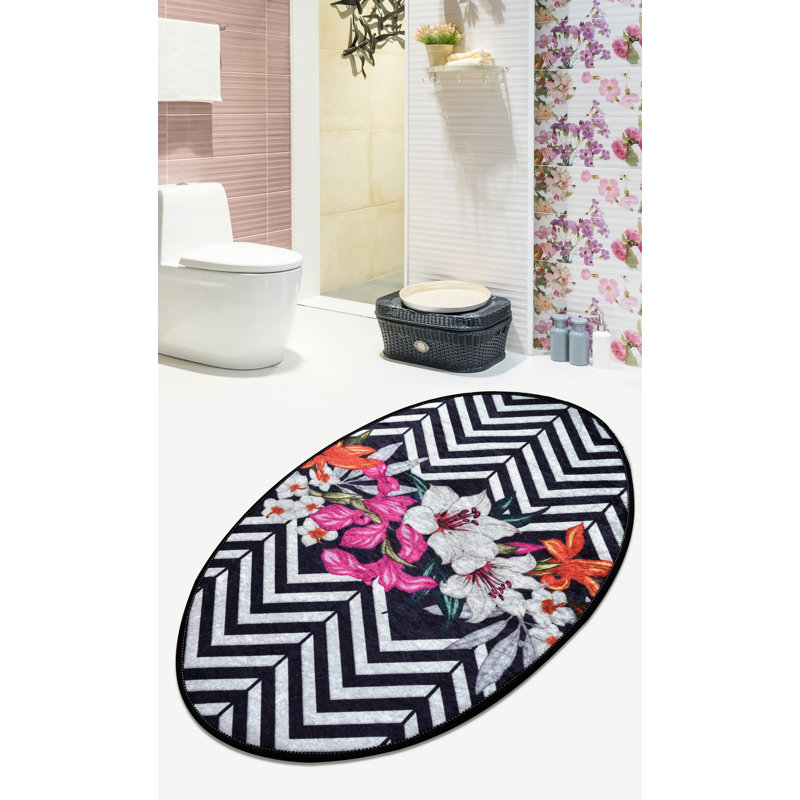 Tapis durable, 100% polyester, hauteur des poils de 0,4 po | Antibactérien, antidérapant, dessous lavable à la machine | Parfait pour le salon, la chambre à coucher et les endroits très passants, facile d'entretien et design élégant