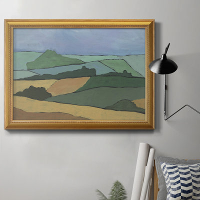 Blocked Topographie I - Peinture sur toile encadrée