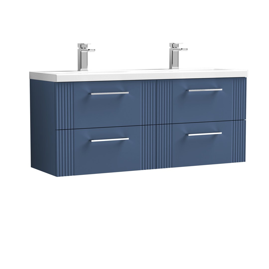 Deco 1205 mm Double Vanity with Integrated Basin
