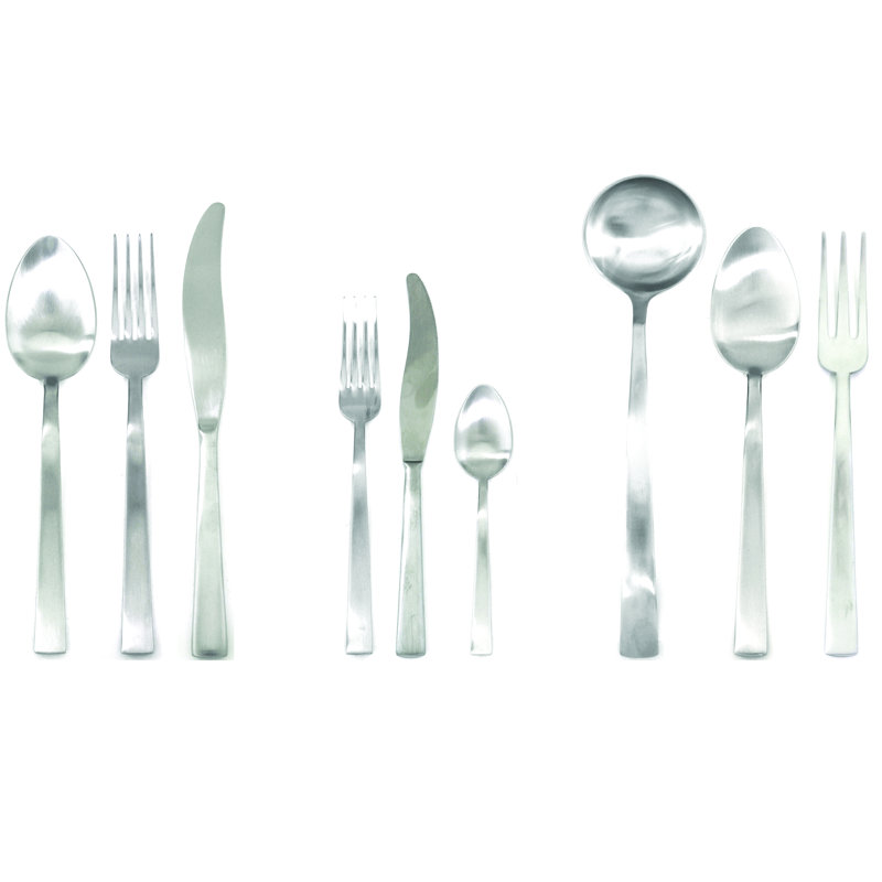 Levantina Flatware Set - 39 Pieces - Ice, Ice