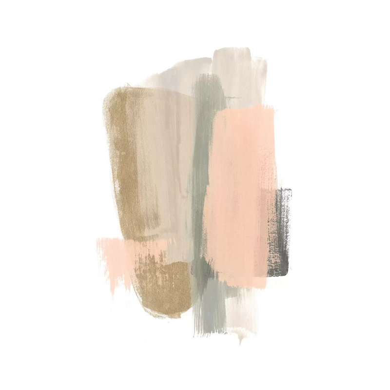 Blush Abstract VII by June Erica Vess - Wrapped Canvas Painting, 101.6 cm H x 66.04 cm W x 1.91 cm D