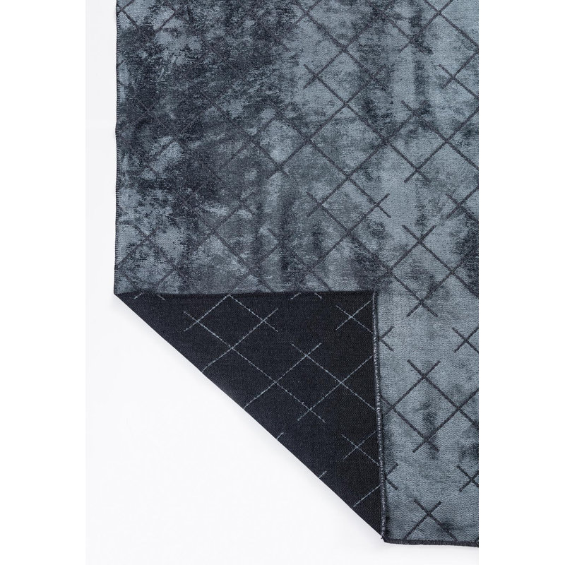 Trellis asymétrique à motif géométrique, Rectangle 6 pi 7 po x 8 pi 3 po