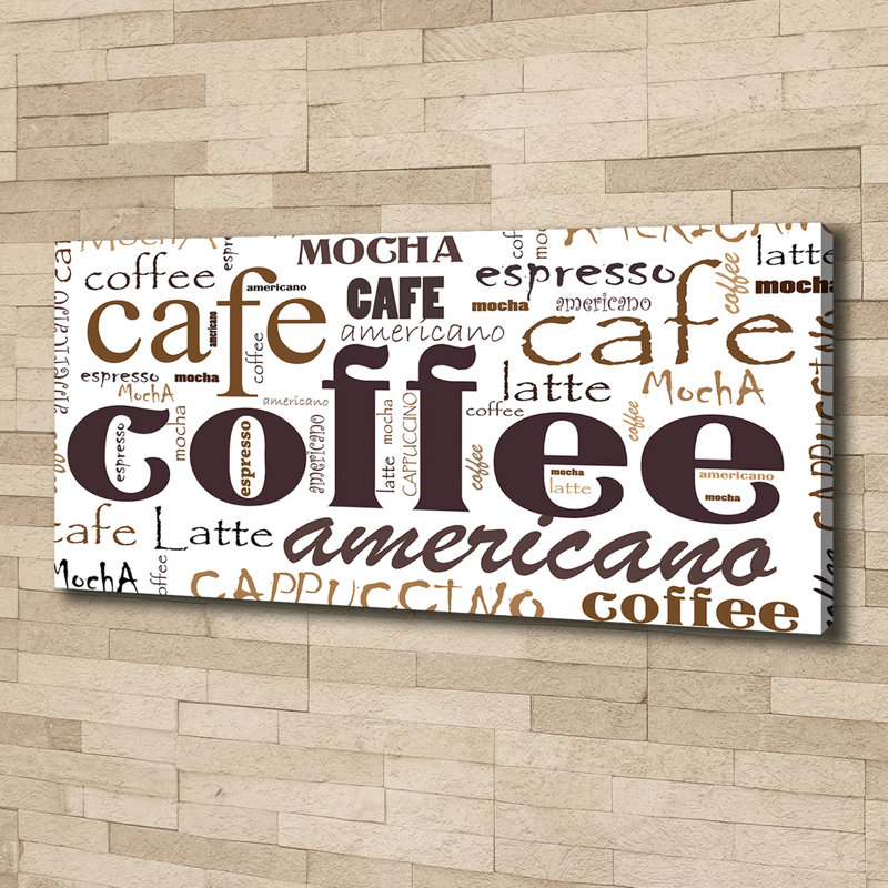 Coffee - No Frame Print on Canvas