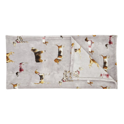 Country Dogs Soft 130x170cm Blanket Throw