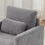 Chaise d'appoint moderne, fauteuil rembourré en chenille-106863213