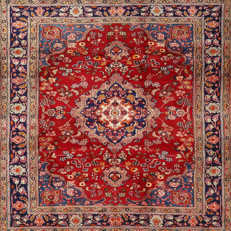 Pitkin Oriental Indoor Rug, Square 8'