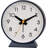 4.5" Battery Operated Antique Retro Analog Alarm Clock, Small Silent Bedside Desk Clock With Night Light, Battery Operated