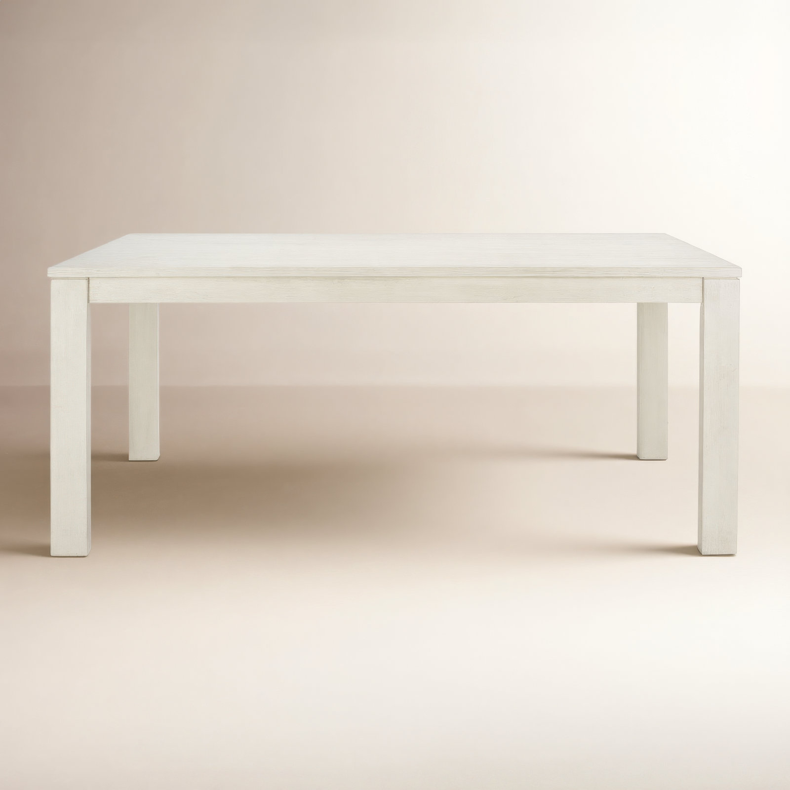 Trudie 70" Dining Table, White Wash, 30"H x 70"L x 40"W