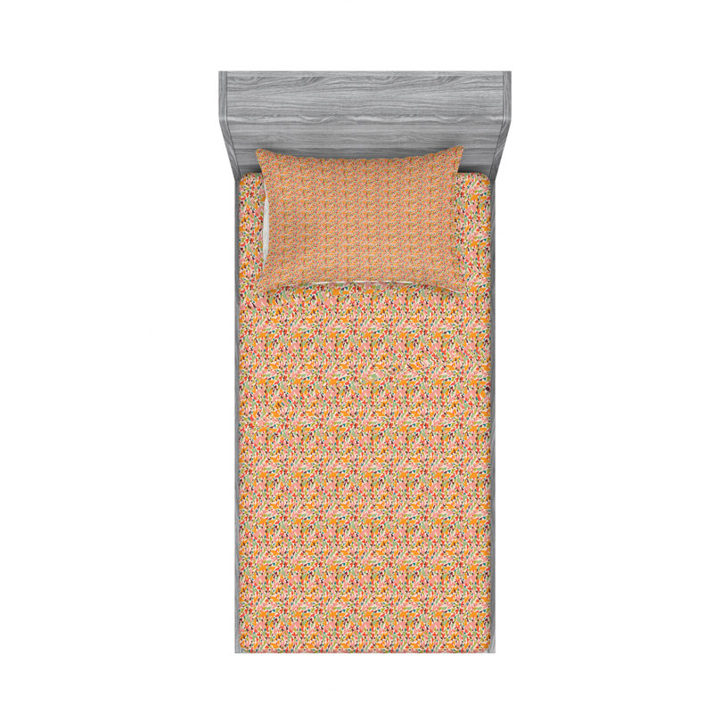 Microfiber Sheet Set, Twin XL Sheet Set with Fitted Sheet