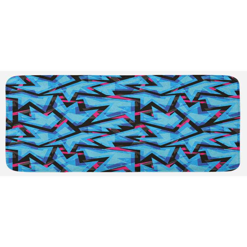 Tapis de cuisine abstrait
