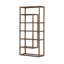Waylon Solid Wood Geometric Bookcase