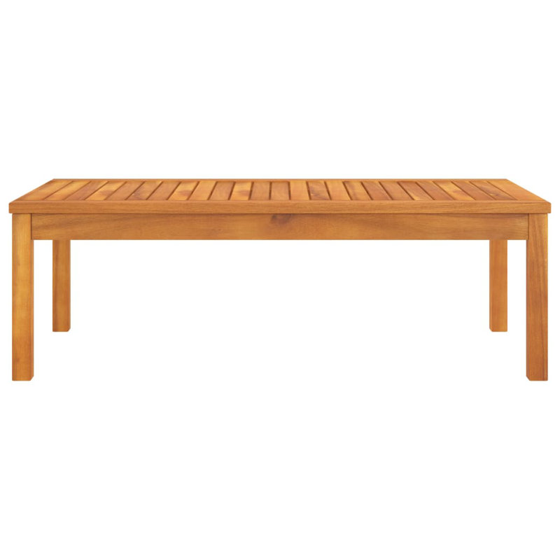 Table basse simple avec rangement Holtville, H 13 po x L 39,4 po x l 19,7 po, Naturel