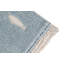 Cotton Animal Print Area Rug in Blue/Gray/Beige