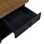 Table basse de salon en bois massif avec tablette Retro Hexagon-663271149-663271157