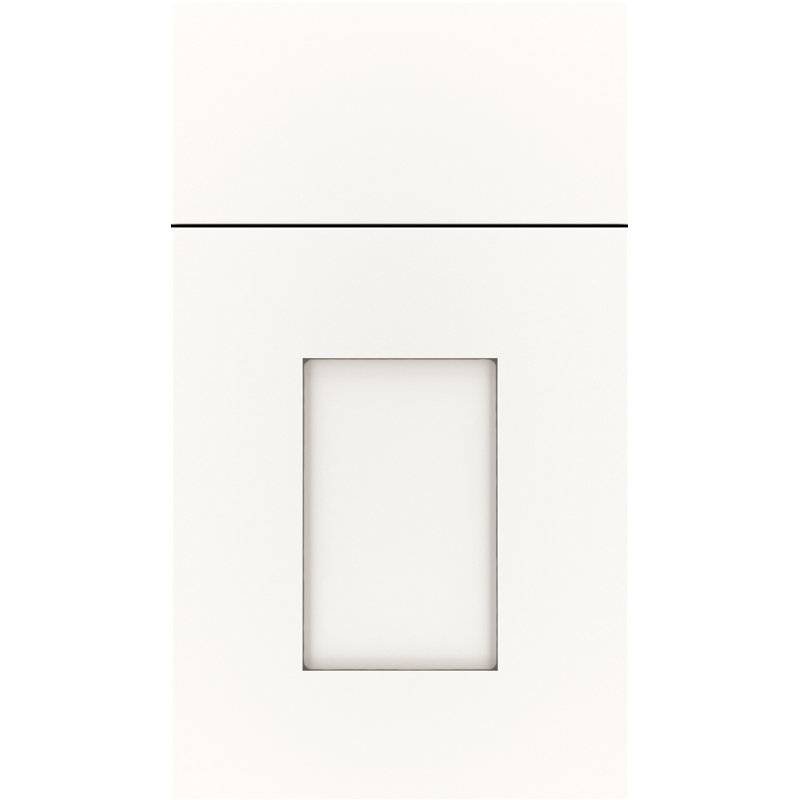 Échantillon de porte de coleridge à accès complet Dwelling, Érable, Whitecap avec glacis étain