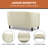 Engelhardt Faux Leather Midcentury Barrel Loveseat 2 Seater Sofa Couch for Bedrooms and Living Room.-91760581