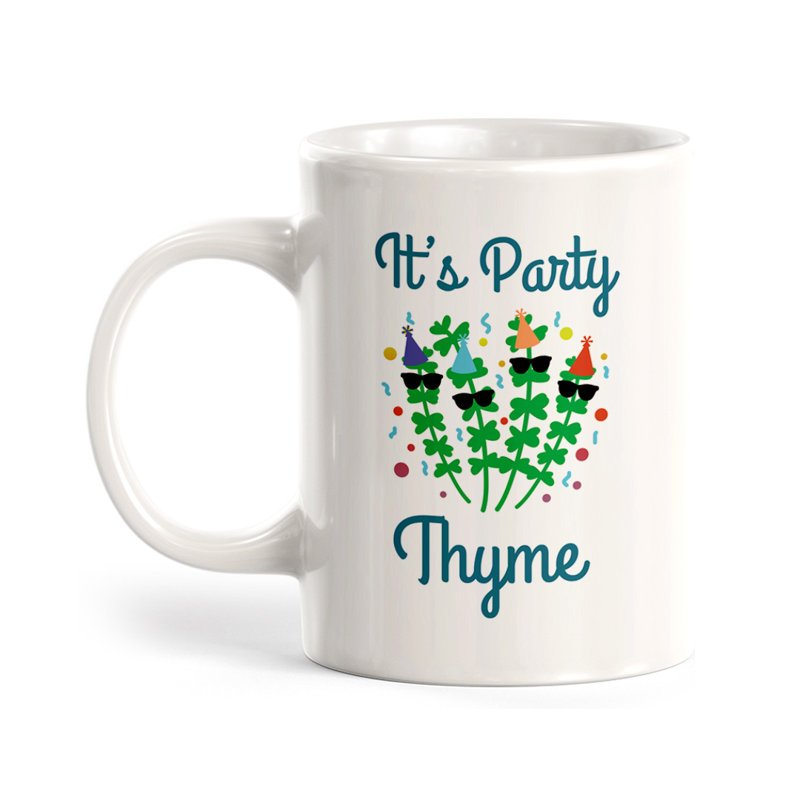 Grande tasse à café It's Thym 15 oz, Ensemble de verres à lait, Plastique polypropylène