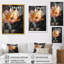 Fleur de cactus orange gris I - impression-311815900-311815899