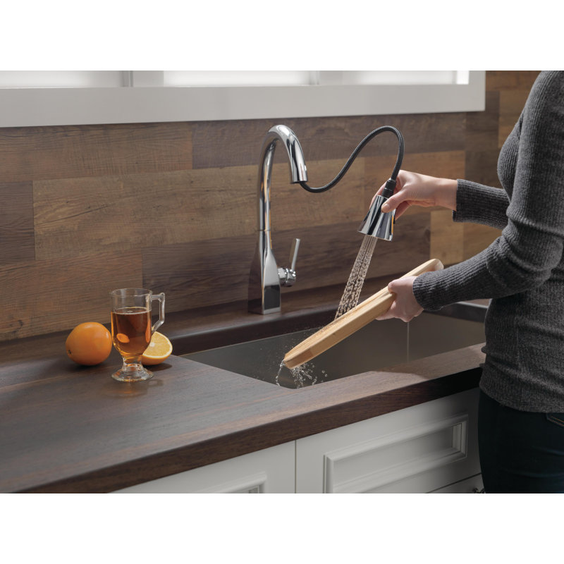 Mateo™ Pull Down Single Handle Kitchen Faucet With Accessories, Chrome